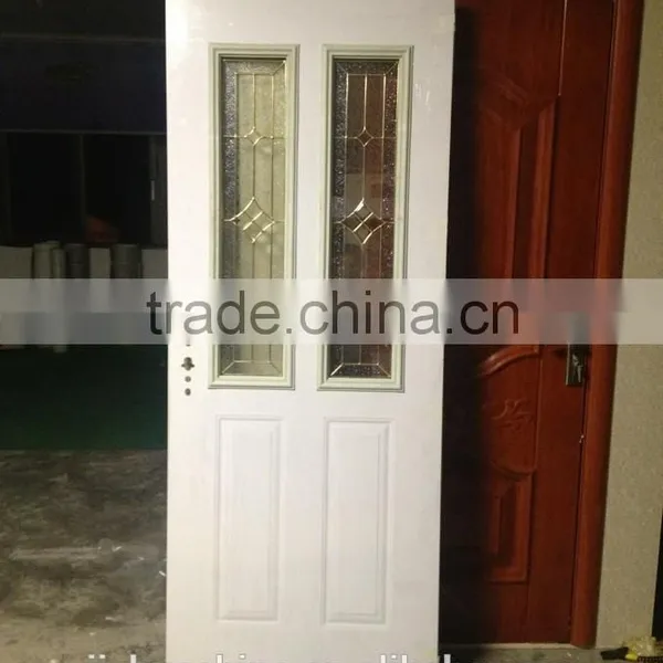Economic Modern American Panel Door Price,New Design Glass Models,interior Steel Door photo-6