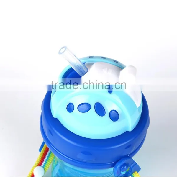 Eco-friendly PP Sippy Cup Water Drinking Bottle With Silicone Tube photo-4