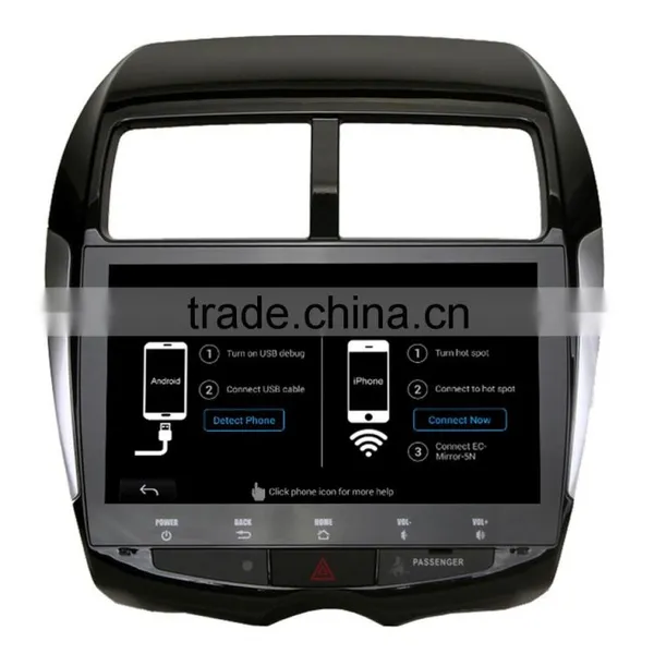 10.2" Android 5.1.1 Car PC GPS for Mitsubishi ASX 2011-2014 Quad Core 16GB Radio RDS BT 3G Wifi Wholesale Factory photo-4