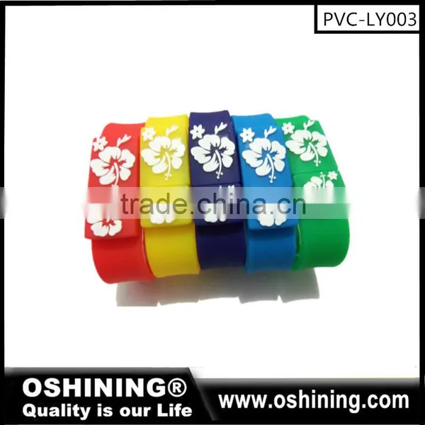 Free LOGO USB 2.0 Bracelet Silicone Real Capacity Usb Stick Cheap Promotional(PVC-LY003) photo-4
