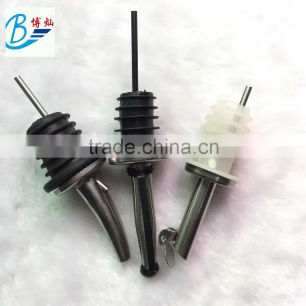 Stainless Steel Wine Pourer Bottle Poure With Tapered Spout Stop photo-3