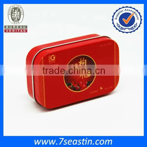 Tin Box for Health Care Medicine Pills Needlework Tin Can photo-4