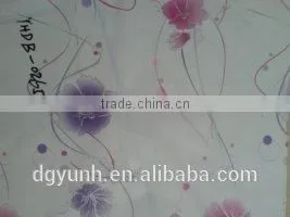 Newest Transparent Crystal Flowers Pattern Tablecloth With Straight/wave Edge photo-6