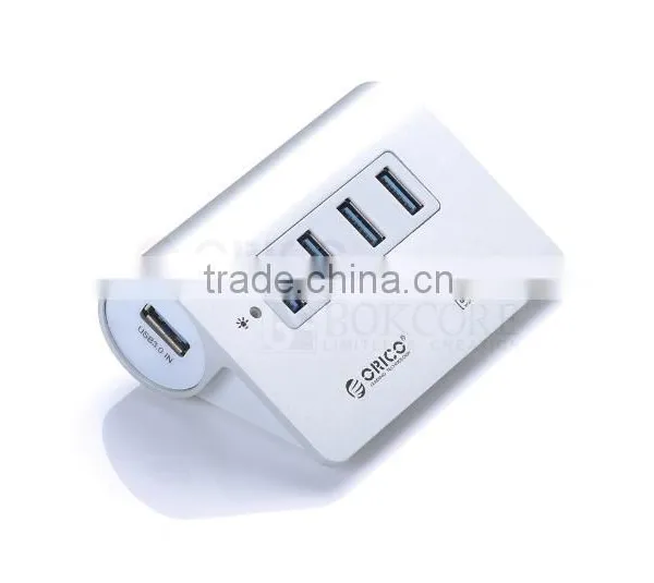 4 Ports Aluminum USB3.0 HUB for MacBook photo-3