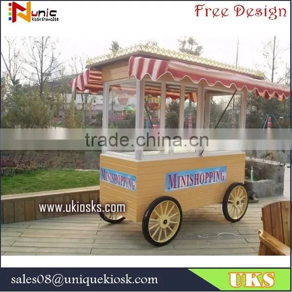 Fashion Mobile Fast Food Carts for Display /trailer,fry/pizza/corn Cart for Sale photo-3