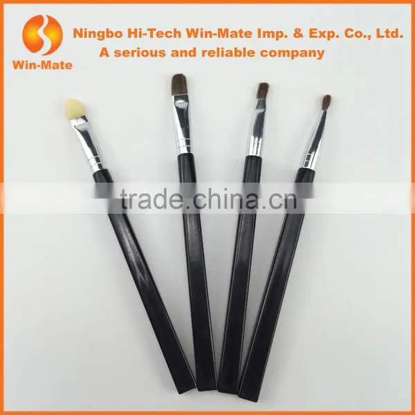 Wholesale Promotion 6pcs Black Hair and Black Handle Makeup Brush Set Free Sample photo-3