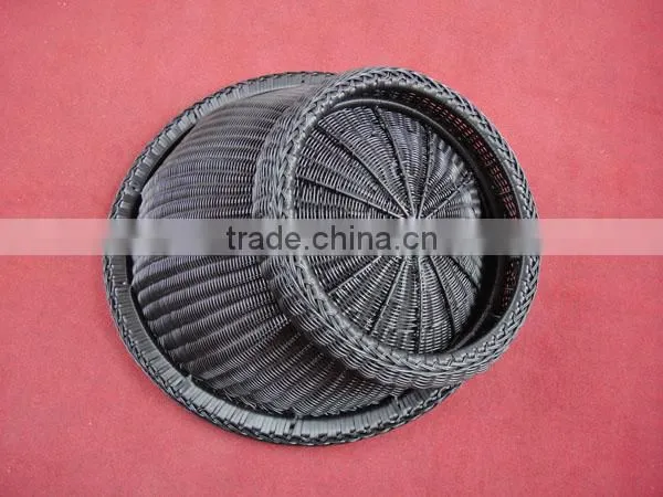Pet Furniture All Weather Use Round Wicker Luxury Cat Bed For Sale photo-4