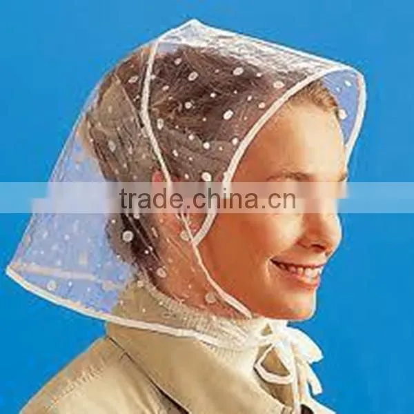 Waterproof pe Rain Hat/rain Hood/disposable Rain Hat photo-5