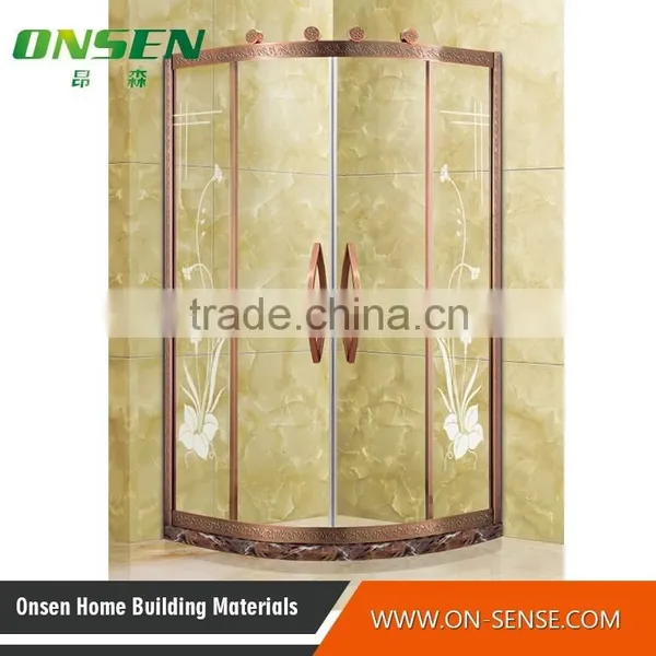 Quality Products Shower Cabin Classic Style Stainless Steel Shower Enclosure for Hotel Bathroom photo-4