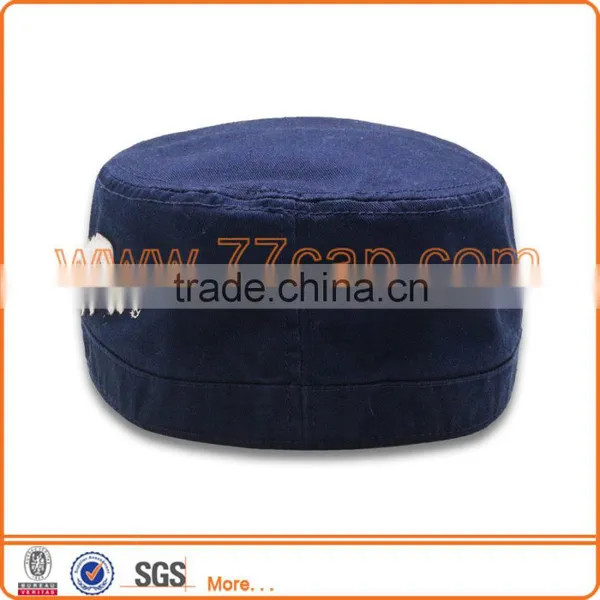Fashion Plain Brush Cotton Brand Military Cap photo-2