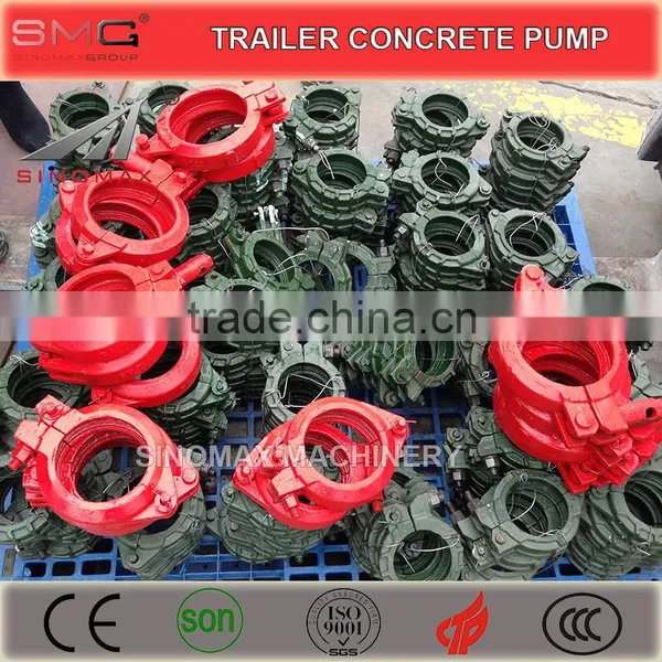 TOP Quality! 40 50m3/h Mobile Trailer Concrete Pump, Stationary Concrete Pump for Sale photo-6