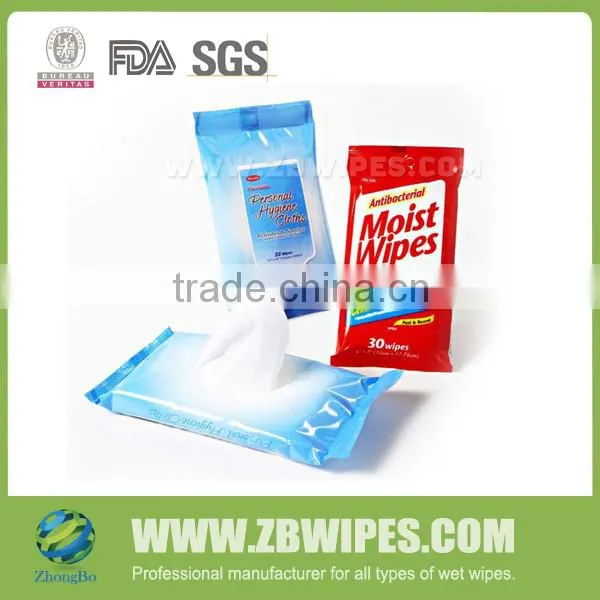 Antibacterial Moist Wipes Hygienic Products