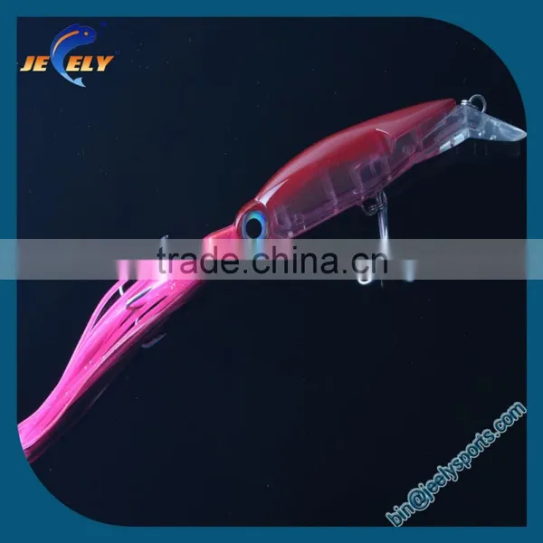 Hydro Squirt Hard Squid Fishing Lures 14cm 40g for Ocean Fishing photo-2