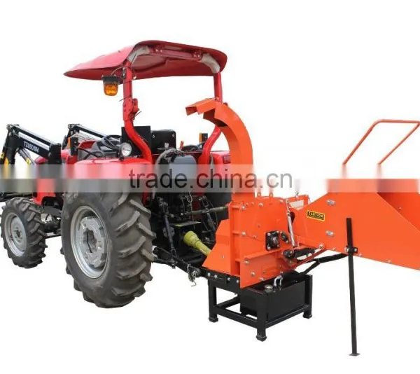 Tractor Wood Chipper TH-8, Two Hydraulic Self Feeding Rollers, PTO Driven, CE photo-5