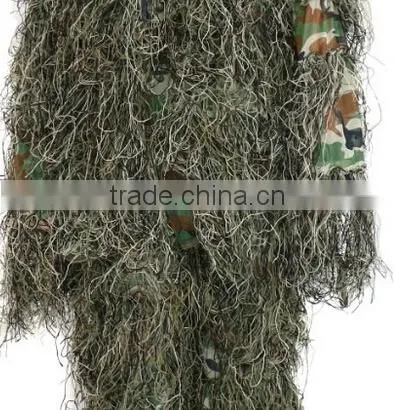 4-Piece, XL/XXL 3D Camouflage Camo Ghillie Suit for Yowie Sniper Archery photo-5