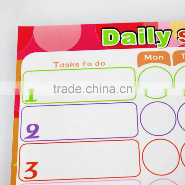 Custom Magnetic Weekly Planner Fridge Magnetic Board To-do List Kids Chores Chart photo-6