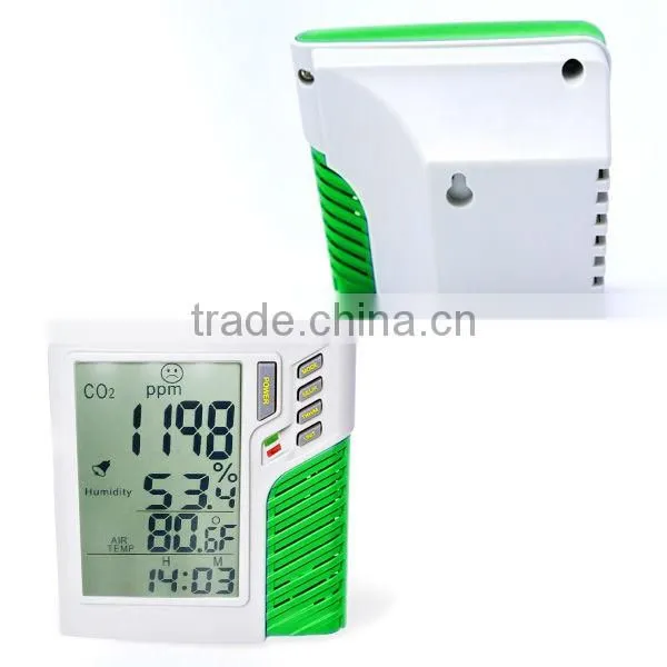 Wall Mount/Desktop Carbon Dioxide CO2 0-9999ppm Monitor Temperature RH Dew Point Wet Bulb TWA STEL Made in Taiwan photo-5