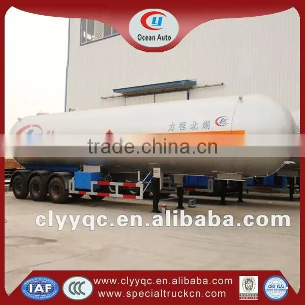 60m3 3 Axle Lpg Semi Low Bed Semi Trailer photo-2