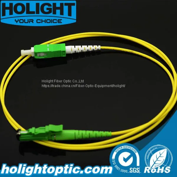 Fiber Optic Patch Cable Sca to E2000A Simplex Sm Yellow