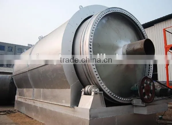 Scrap Tyre Pyrolysis Equipment With High Oil Rate Out Put photo-2