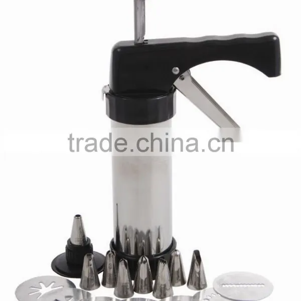 Stainless Steel Biscuit Decorating Cookie Press Maker photo-4