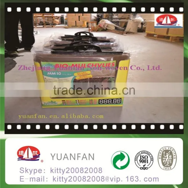 BSCI PASS--[ Factory Supply ] PP Spunbond Nonwoven Agriculture Black Ground Mulch Film/Cover photo-4