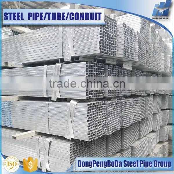 40*40*1.2 Pre Welded gi Rectangular Hollow Box Section photo-2