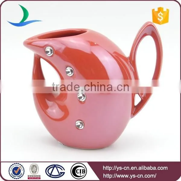 Acryl Diamond Red Ceramic Tea Set photo-2
