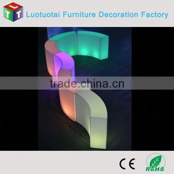 LED Bar Furniture Led Snake Shape Bar Counter photo-5