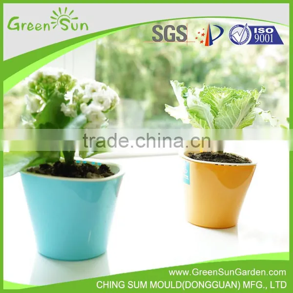 Hotsale Colorful Artificial Decorative Pots Gardening Planters photo-3