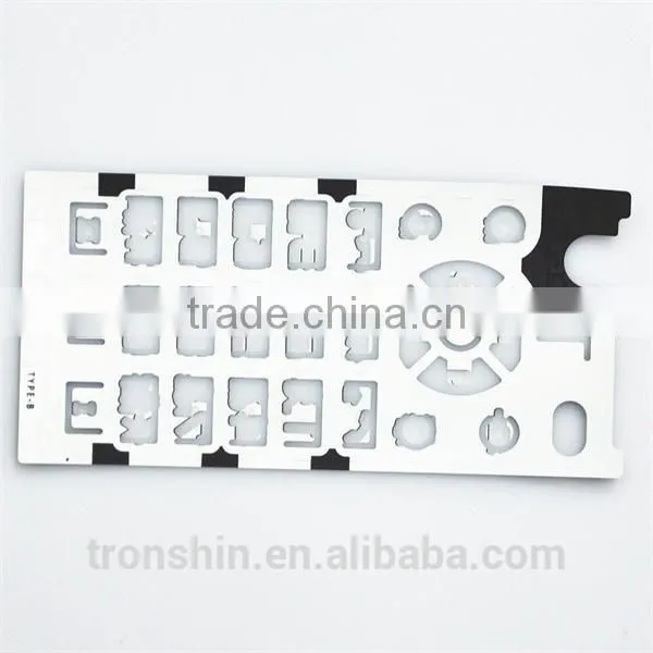 Wholesale Factory Price Waterproof Mobile Phone Hybrid Silicone& PET Key Press Sheet photo-5