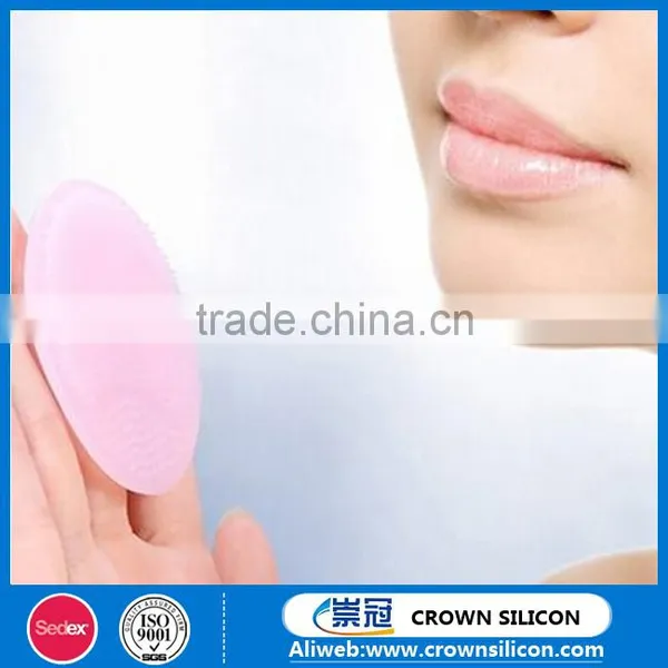 Wash Face Exfoliating Brush Colorful Silicone Oval Cleaning Pad Skin Care photo-3
