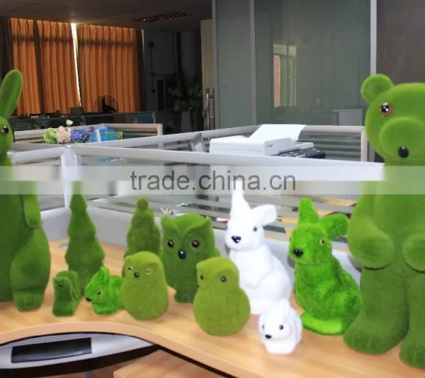 Green Decoration Wire Animals, Moss Topiary Garden Decoration, Artificial Moss Topiary Animals photo-3