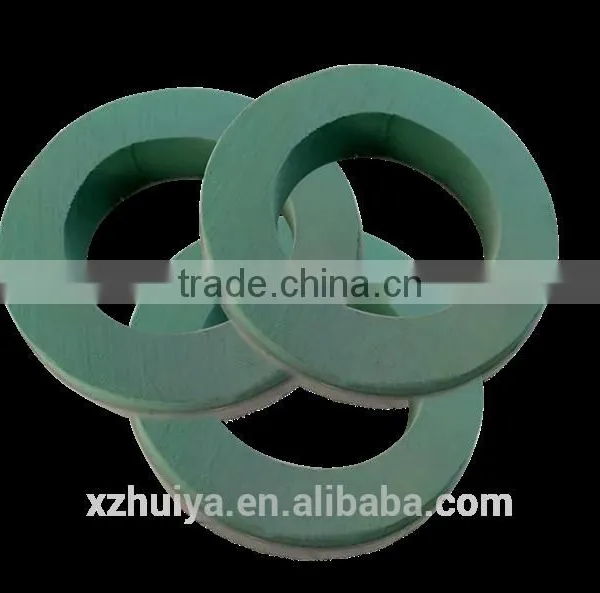 Hebei Xuzhou Huiya New Product Ring Loop Circle Annular Round Floral Foam, Ring Florist Foam, Ring Round Flower Mud Supplier photo-5