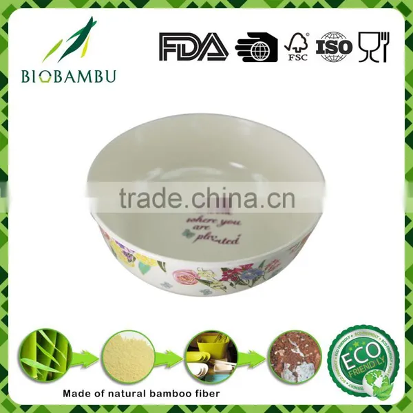Good Quality Hot Selling Best Design Bamboo Fiber Chinese Kitchenware photo-4