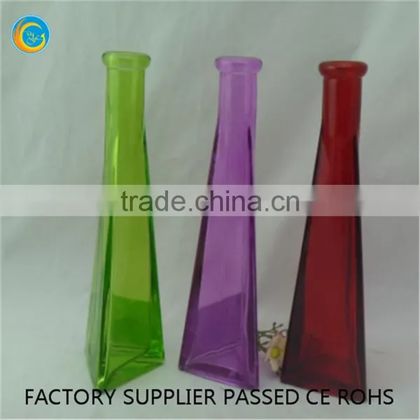 Dark Color Round Antique Glass Vases Home Decorate photo-4