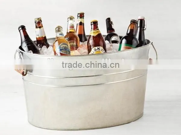 Wine Cooler Metal Large Belvedere Ice Bucket photo-5