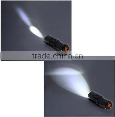 Aluminum Adjustable LED Flashlight Mini Torch 3 Light Mode C0044 photo-4