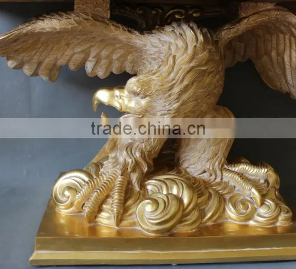 Victorian Reproduction Furniture Carved Eagle Console For Living Room Display photo-3