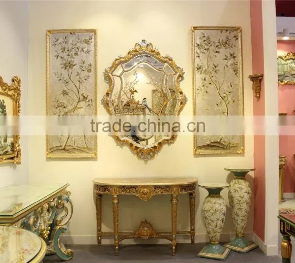 Art Deco Hand Painted Furniture Console Table For Sale photo-4