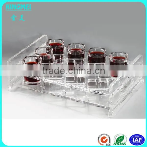 Wholesale Customized Clear Acrylic Gift Box for Wine Glasses Cup Display Stand Cheap photo-5