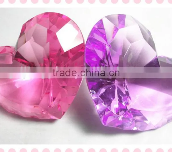2016 New Style Clear Red Crystal for Valentines Gift With Heart Acrylic photo-2