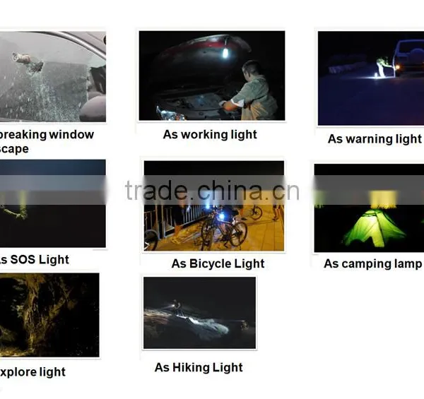 Car Led Work Light Survival Tool Auto Emergency Hammer LED Outdoor Flashlight photo-5