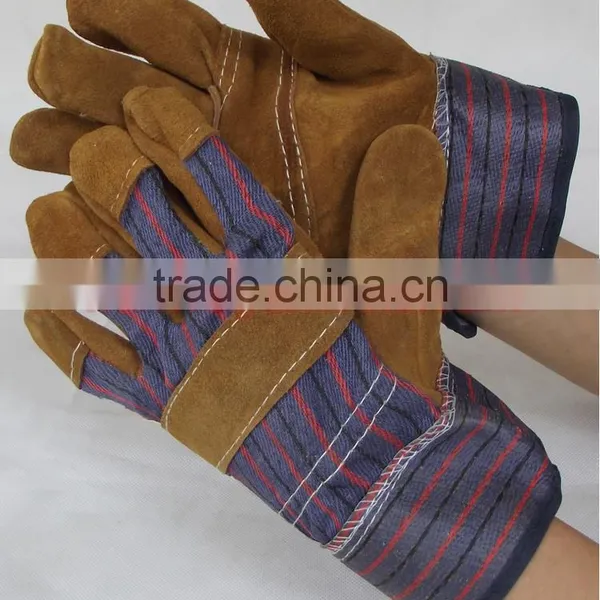 Cow Leather Gloves Work Gloves Cowhide Glvoes Working Glove Cow Split photo-4