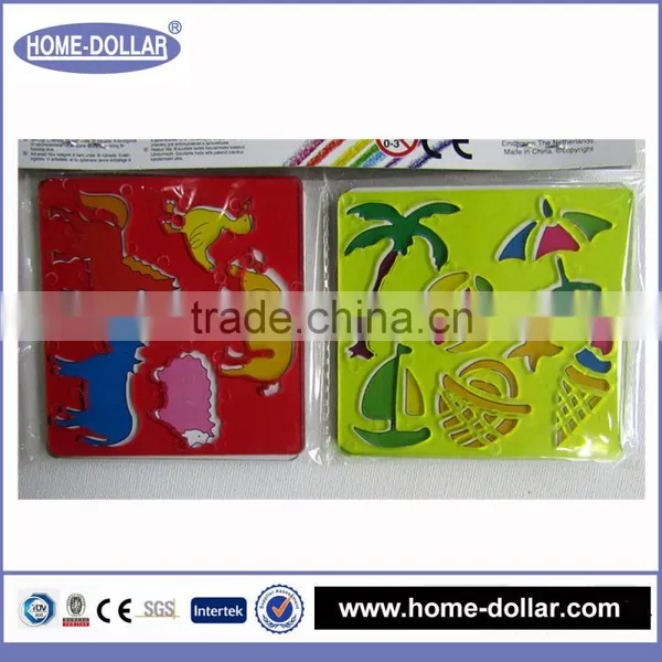 Preschool Play Equipment Non-toxic Baby Play Animals Children School Toys Flexible Puzzle Game Plastic Ruler Manufacturer photo-4