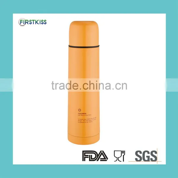 Double Wall Stainless Steel Bullet Type Vacuum Flask photo-3