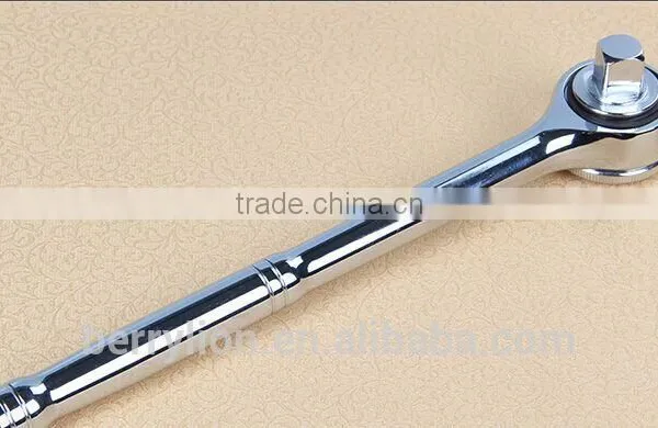 Berrylion Adjustable Ratchet Wrench 1/2" CR-V Mirror Finished Ratchet Wrench photo-3