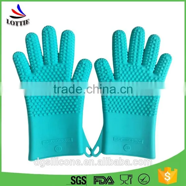 Professional Kitchen Tools Food Grade Silicone Gloves Heat Resistant Silicone Oven Mitts photo-5