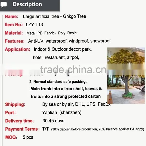 Imitation Large Artificial Decorative Tree Artificial Banyan Tree photo-2