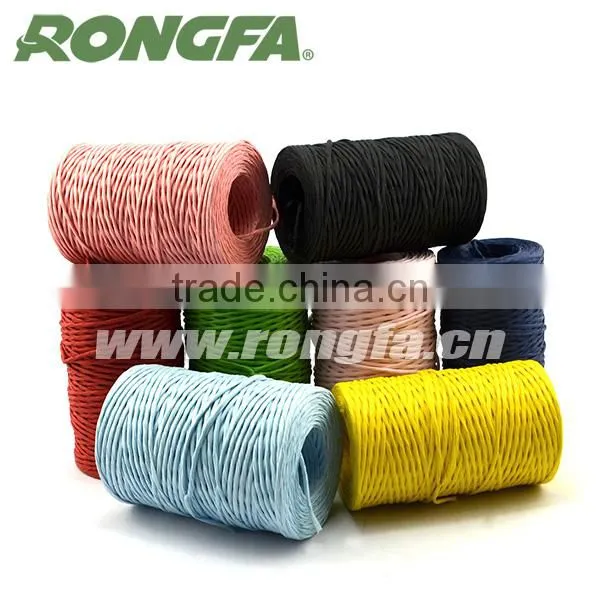 Colored Paper Ribbon Twisted Twine Craft Paper Rope photo-6